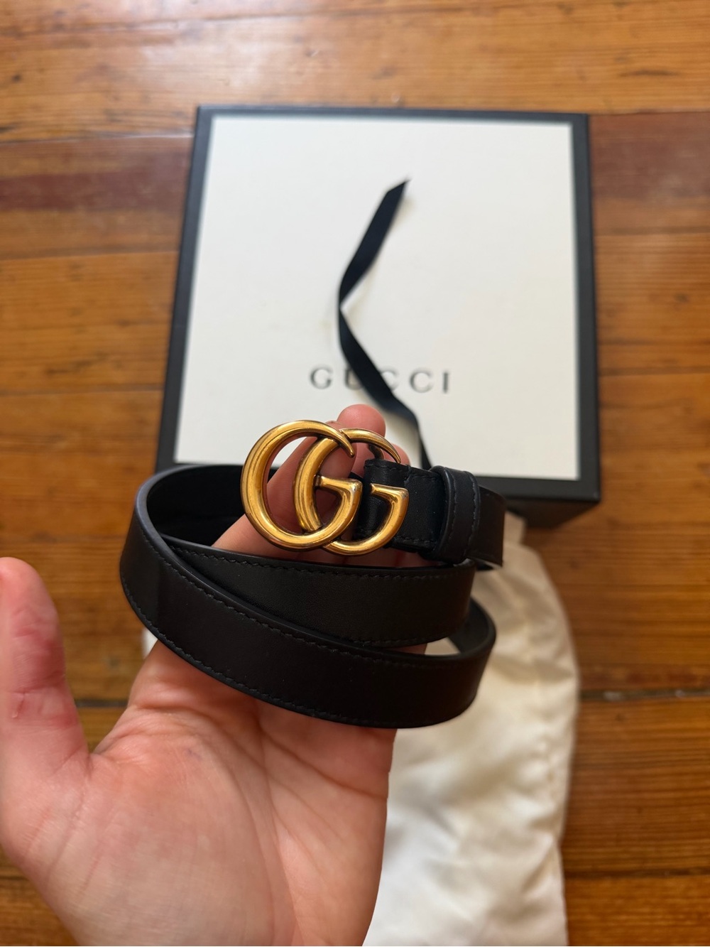 Gucci Marmont Leather belt